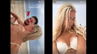 Screenshots of Olivia Dunne's Instagram stories (Image from - Instagram.com/@livvydunne IG Stories)